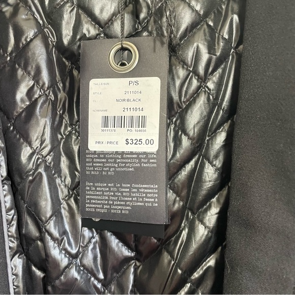 Rud Styled Rudsak Winter Coat Size Small Minimalist Capsule Classy NWT - Picture 14 of 16